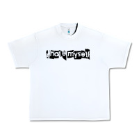 White i hate myself Urban Heavy Tee - artisFamous