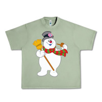 Oil Green Frosty The Snowman New Sku Urban Heavy Tee - artisFamous