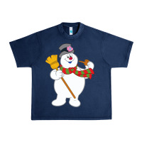Navy Frosty The Snowman New Sku Urban Heavy Tee - artisFamous