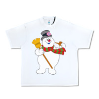 White Frosty The Snowman New Sku Urban Heavy Tee - artisFamous