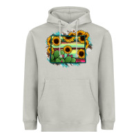 Moon Dust wyoming map sunflower cactus serape Heavyweight Hoodie - RanaPortraitStore