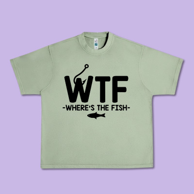 Where's The Fish Urban Heavy Tee Designed By Artisfamous
