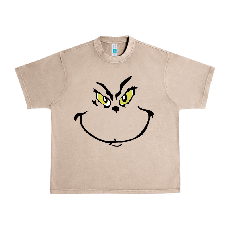 Grinch Face Urban Heavy Tee by artisFamous | Teevron