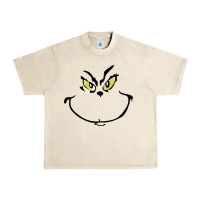 Sandshell Grinch Face Urban Heavy Tee - artisFamous