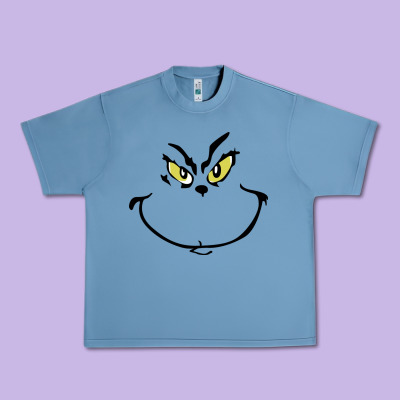 Grinch Face Urban Heavy Tee Designed By Artisfamous