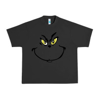 Pigment Black Grinch Face Urban Heavy Tee - artisFamous