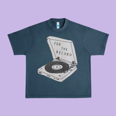 For The Record Urban Heavy Tee Designed By Artisfamous
