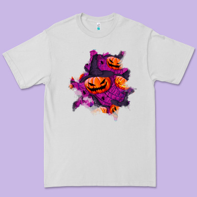 Halloween Pumpkin Patch  3 Premium Tee Designed By Bundleandbundleshop