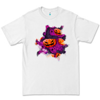 White halloween pumpkin patch  3 Premium Tee - BundleAndBundleShop