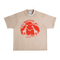 French Oak giraffe Urban Heavy Tee - artisFamous
