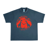 Midnight Navy giraffe Urban Heavy Tee - artisFamous