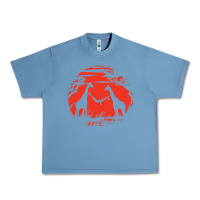 Pebble Blue giraffe Urban Heavy Tee - artisFamous