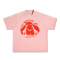 Salmon giraffe Urban Heavy Tee - artisFamous