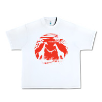 White giraffe Urban Heavy Tee - artisFamous