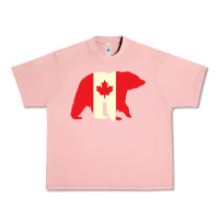 Salmon Canadian Bear Urban Heavy Tee - artisFamous