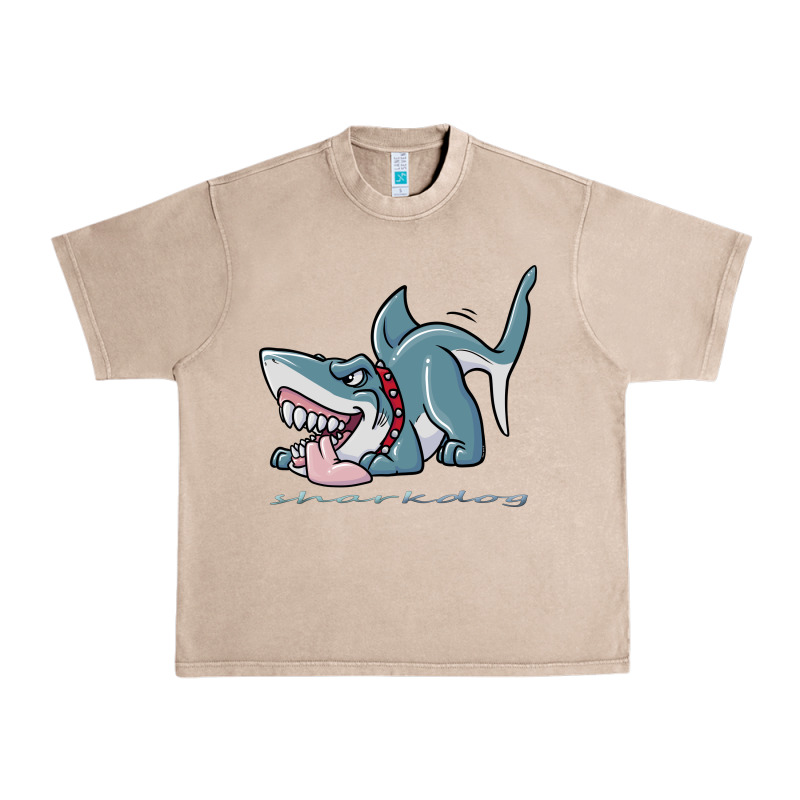 Sharkdog Sticker Urban Heavy Tee by artisFamous | Teevron