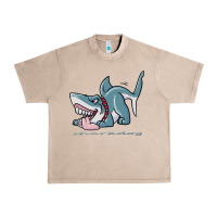 French Oak Sharkdog Sticker Urban Heavy Tee - artisFamous