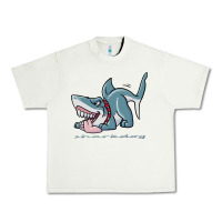 Pistachio Sharkdog Sticker Urban Heavy Tee - artisFamous