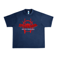 Navy into the spider verse film Urban Heavy Tee - artisFamous