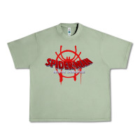 Oil Green into the spider verse film Urban Heavy Tee - artisFamous