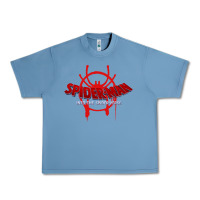 Pebble Blue into the spider verse film Urban Heavy Tee - artisFamous