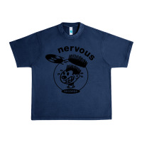 Navy records Urban Heavy Tee - artisFamous