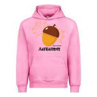 Fuchsia Pink Welcome Autumn Urban Hoodie - Bettercallsaul
