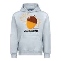 Heather Grey Welcome Autumn Urban Hoodie - Bettercallsaul