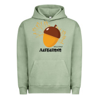Pigment Oil Green Welcome Autumn Urban Hoodie - Bettercallsaul
