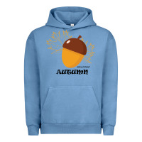Pigment Pebble Blue Welcome Autumn Urban Hoodie - Bettercallsaul