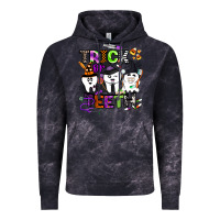 Cloud Black trick or teeth Vintage Hoodie - BarkalooDesign
