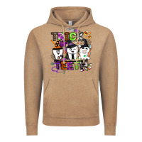 Vintage Coffee trick or teeth Vintage Hoodie - BarkalooDesign