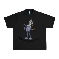 Black Futurama Ctrl Alt Shift Kill Bender Urban Heavy Tee - artisFamous