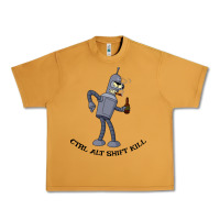 Peanut Butter Futurama Ctrl Alt Shift Kill Bender Urban Heavy Tee - artisFamous