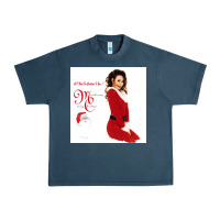 Midnight Navy All I Want for Christmas Is You Urban Heavy Tee - artisFamous