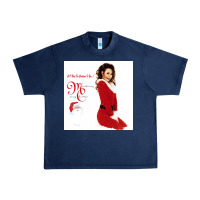 Navy All I Want for Christmas Is You Urban Heavy Tee - artisFamous