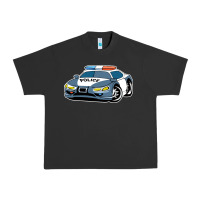 Pigment Black police car Urban Heavy Tee - artisFamous