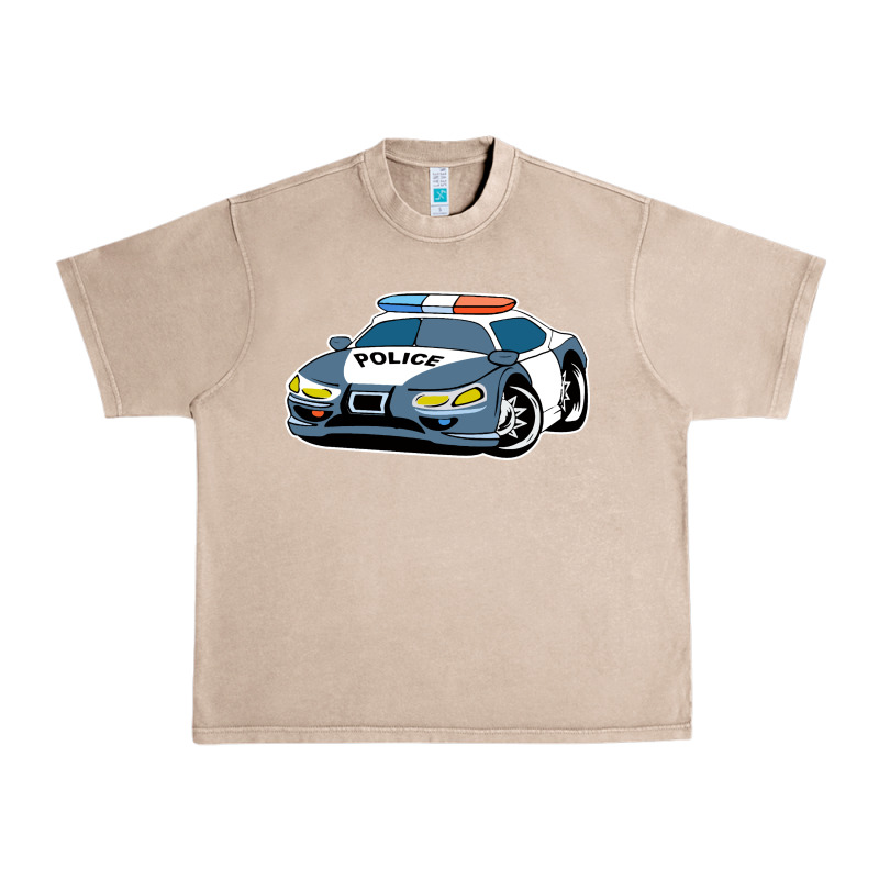 Police Car Urban Heavy Tee by artisFamous | Teevron