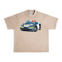 French Oak police car Urban Heavy Tee - artisFamous