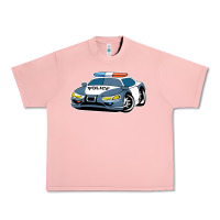 Salmon police car Urban Heavy Tee - artisFamous
