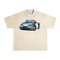 Sandshell police car Urban Heavy Tee - artisFamous