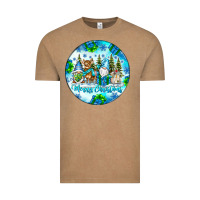 Vintage Coffee merry christmas Vintage Tee - CowhideDigitalArt