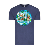 Vintage Denim merry christmas Vintage Tee - CowhideDigitalArt