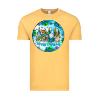 Vintage Mustard merry christmas Vintage Tee - CowhideDigitalArt