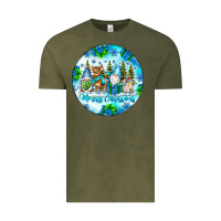 Vintage Olive merry christmas Vintage Tee - CowhideDigitalArt