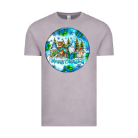 Vintage Zinc merry christmas Vintage Tee - CowhideDigitalArt