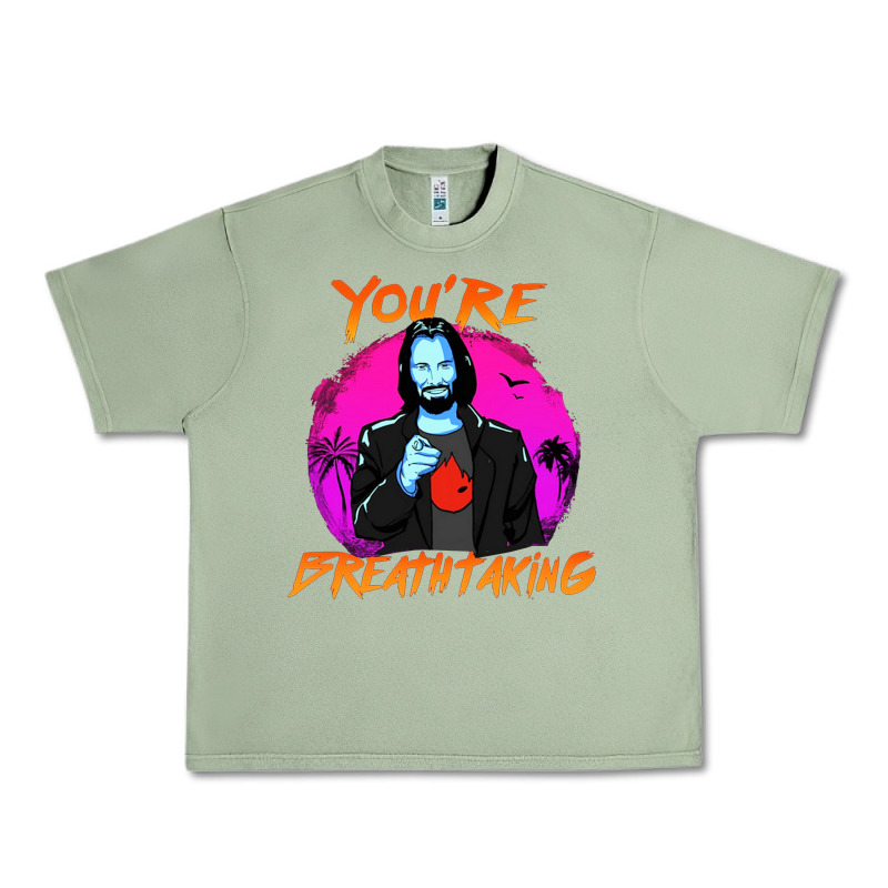 You Are Breathtaking Keanu Reeves Actor Urban Heavy Tee by artisFamous | Teevron