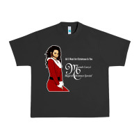 Pigment Black All I Want for Christmas Is You Urban Heavy Tee - artisFamous