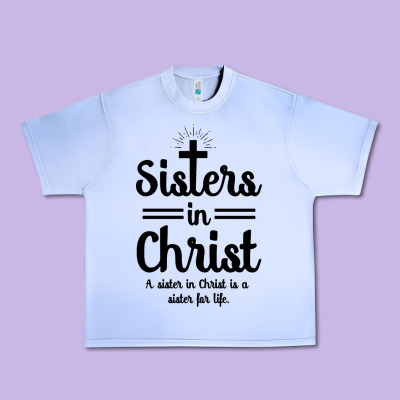 Sister In Christ Urban Heavy Tee Designed By Artisfamous