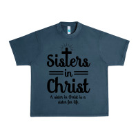 Midnight Navy sister in christ Urban Heavy Tee - artisFamous